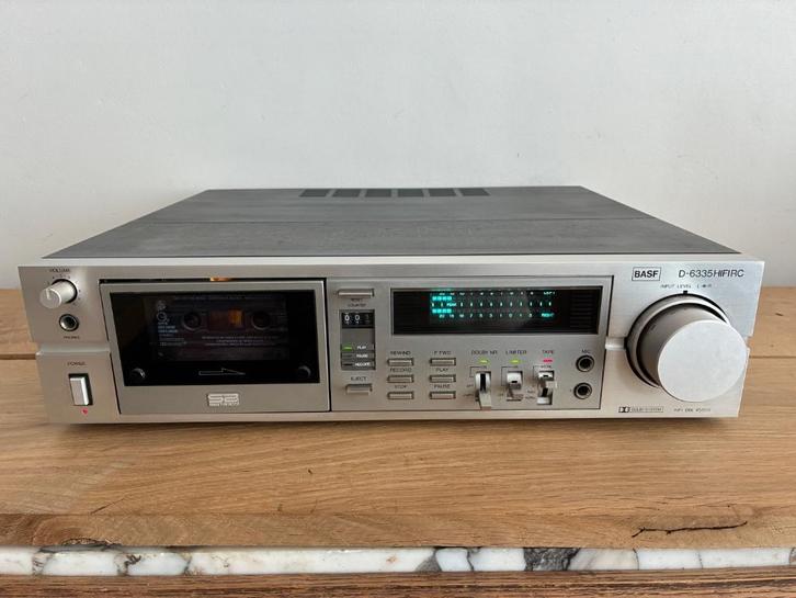BASF Cassettedeck - 8,5 Kg - perfect werkende staat, Audio, Tv en Foto, Cassettedecks, Enkel, Tiptoetsen, Tape counter, Ophalen of Verzenden
