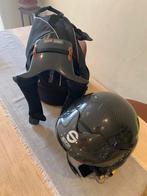 Sparco helm + nekbescherming (allebei carbon), Fietsen en Brommers, Brommerhelmen, Gebruikt, Ophalen of Verzenden, Sparco