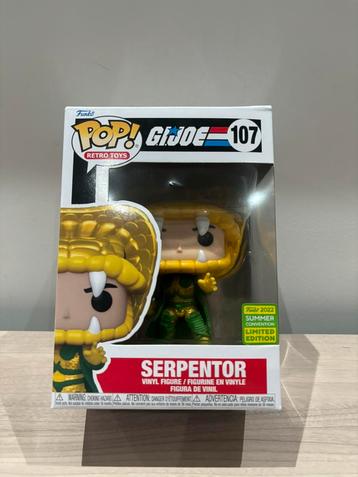 Serpentor Funko Pop ! Convention d'été G.I. Joe #107 2022