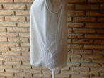 (26) - tee shirt femme t.42 blanc cassé - kiabi -, Wit, Maat 42/44 (L), Ophalen of Verzenden, Kiabi