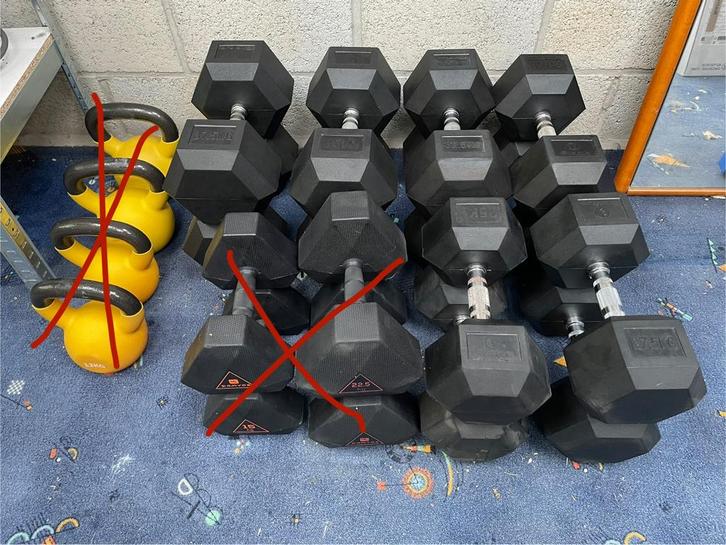 Hexa dumbbell merk Sveltus, Sport en Fitness, Fitnessmaterialen, Zo goed als nieuw, Dumbbell, Ophalen