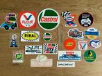 VINTAGE STICKERS : CASTROL, SECA, MOBIL ENZ…., Ophalen, Auto of Motor