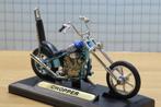 Motormax Chopper 1:18, Hobby en Vrije tijd, Modelauto's | 1:18, Ophalen of Verzenden, Nieuw, Motor, Motormax