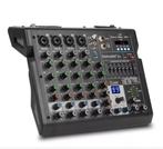 6-Kanaals Mixer 99 Effecten 7 Band EQ Bluetooth Studio Audio, Muziek en Instrumenten, Verzenden, Zo goed als nieuw, 5 tot 10 kanalen