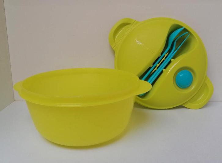 Tupperware™ « CrystalWave Party » 1,5 litre - jaune, Maison & Meubles, Cuisine| Tupperware, Neuf, Récipient ou Bol, Bleu, Jaune