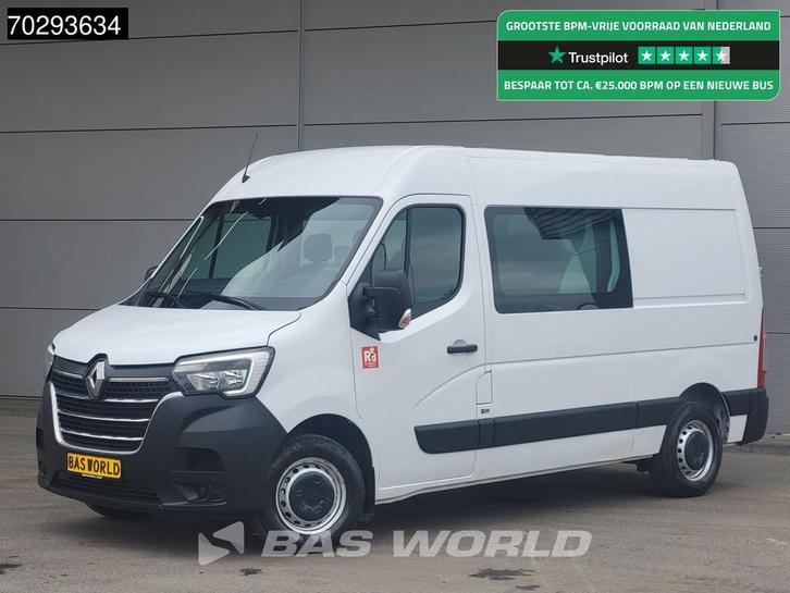 Renault Master 150PK Dubbel Cabine RED-Edition L2H2 LED Navi, Auto's, Bestelwagens en Lichte vracht, Bedrijf, Te koop, Achteruitrijcamera