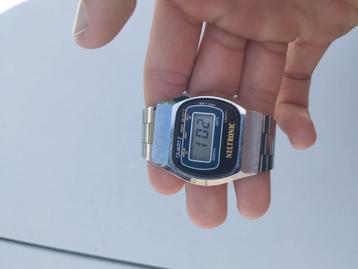 Vintage neltronic Quartz digitaal Horloge-Retro 80s style  beschikbaar voor biedingen