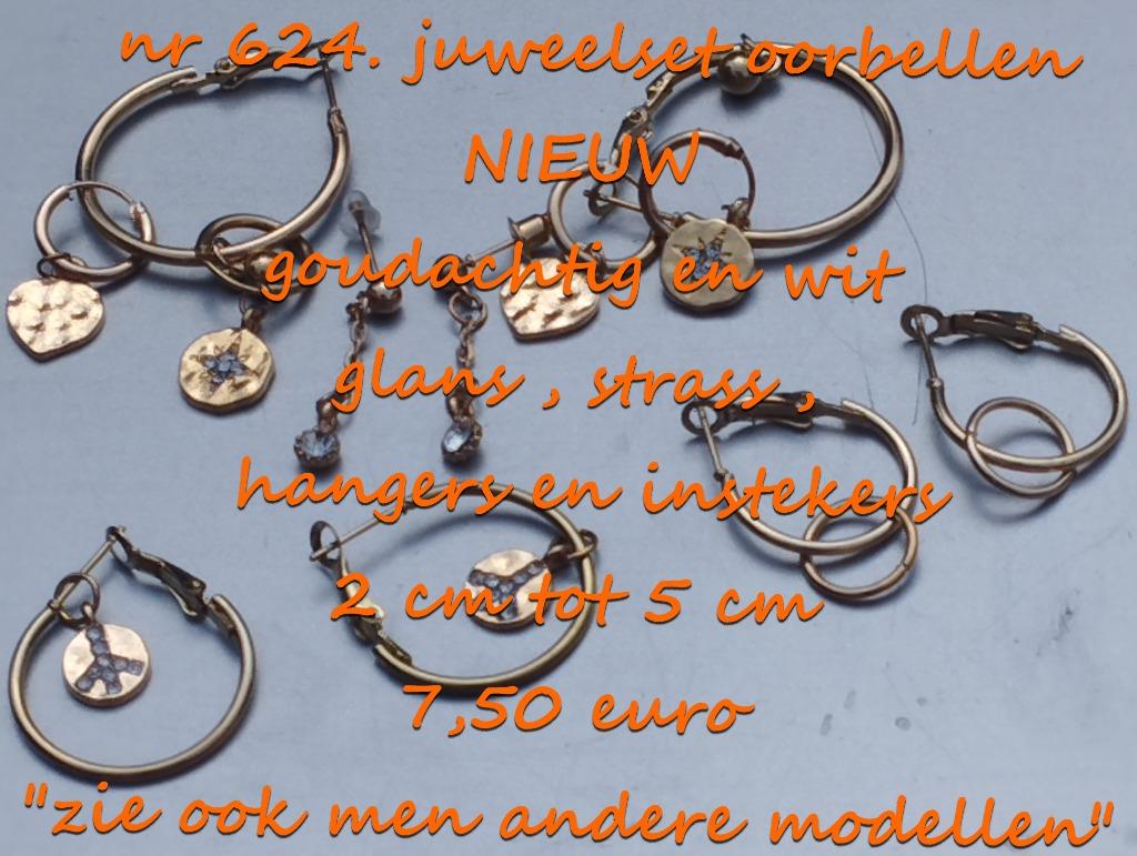 624. Parure : boucles d'oreilles, NEUF, @DERNIÈRE PIÈCE@ gra, Bijoux, Sacs & Beauté, Boucles d'oreilles, Neuf, Pendantes, Autres matériaux