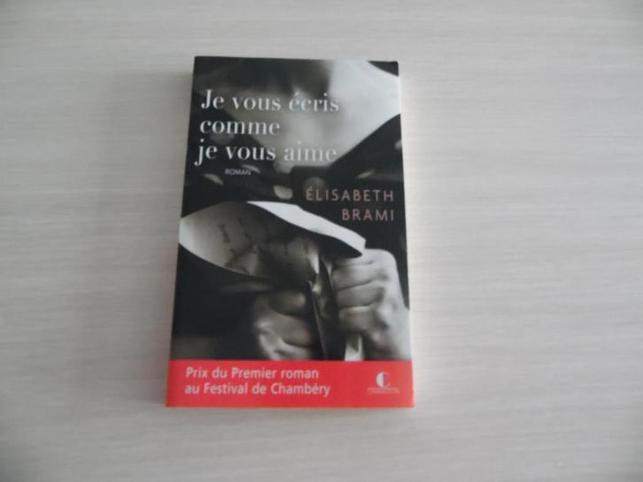 JE VOUS ÉCRIS COMME JE VOUS AIME       ÉLISABETH BRAMI, Livres, Romans, Comme neuf, Europe autre, Enlèvement ou Envoi