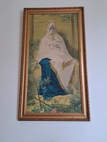 Marie avec l'enfant Jésus sur ses genoux