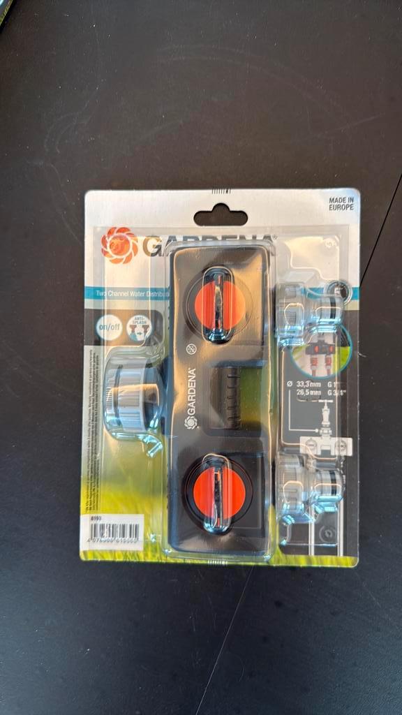 Gardena waterverdeler, Tuin en Terras, Tuinsproeiers, Nieuw, Ophalen