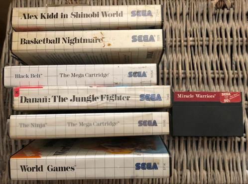 Sega Master System spellen, Games en Spelcomputers, Games | Sega, Master System, Ophalen of Verzenden