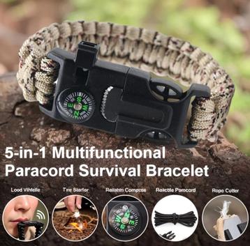 Bracelet de Survie avec Corde, Enlèvement ou Envoi