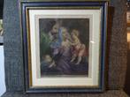 18e Eeuw Antieke ets Adriaan van der Burg Heilige Familie, Antiek en Kunst, Ophalen of Verzenden