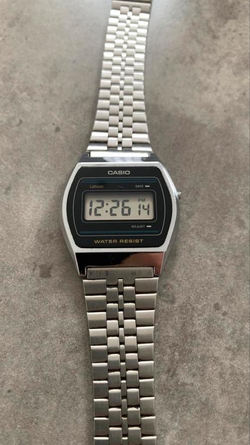 Casio Vintage model B612W 695 module, Handtassen en Accessoires, Horloges | Dames, Gebruikt, Polshorloge, Overige merken, Staal