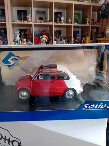 FIAT 500 TRICOLOR OP 1/18, NIEUW EN VERPAKT  beschikbaar voor biedingen