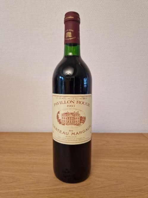 PAVILLON ROUGE DU CHATEAU MARGAUX - 1993 - Margaux (75 cl), Verzamelen, Wijnen, Nieuw, Rode wijn, Frankrijk, Vol, Ophalen of Verzenden