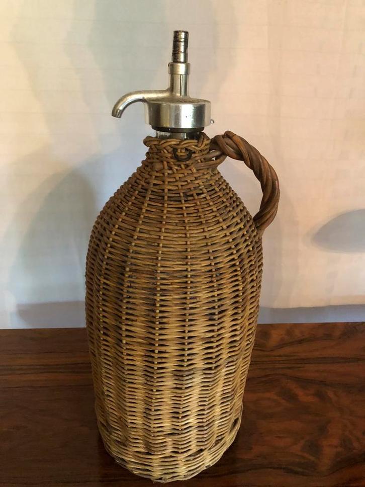 AMSTEL bierkruik - dubbele stoop fles 1938, Verzamelen, Biermerken, Gebruikt, Flesje(s), Amstel, Ophalen of Verzenden