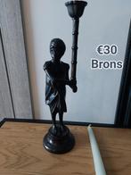 Brons kandelaar/ beeldje, Antiek en Kunst, Antiek | Brons en Koper, Ophalen of Verzenden, Brons