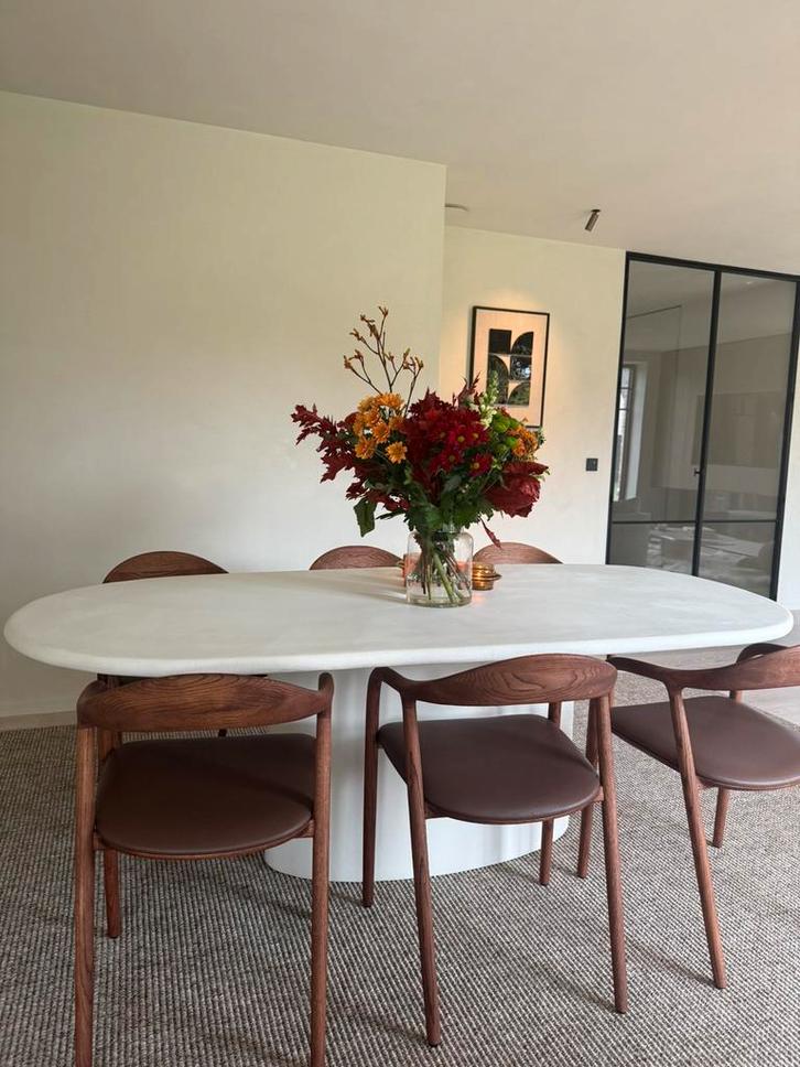 MORTEX tafel signature - ovale poot - nieuw, Maison & Meubles, Tables | Tables à manger, Enlèvement ou Envoi