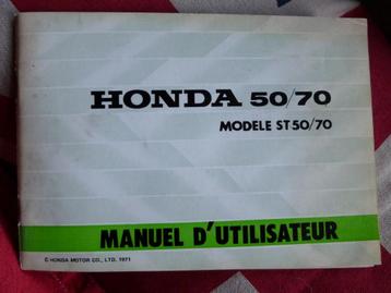 HONDA DAX ST50 / ST70 Japan - Manuel Mode d'emploi Français beschikbaar voor biedingen
