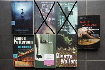 lot van nog 5 NIEUWE boeken thrillers, €5 per stuk NIEUW beschikbaar voor biedingen