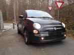 FIAT 500C  CABRIO MET EEN ZEER MOOIE KLEUR COMBINATIE, Auto's, Voorwielaandrijving, Euro 5, Cabriolet, Zwart