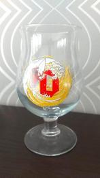 Duvel glas 'Kobe de Keyzer', Verzamelen, Glas en Drinkglazen, Ophalen of Verzenden, Bierglas