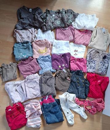 Lot 29 vêtements T80 fille hiver beschikbaar voor biedingen