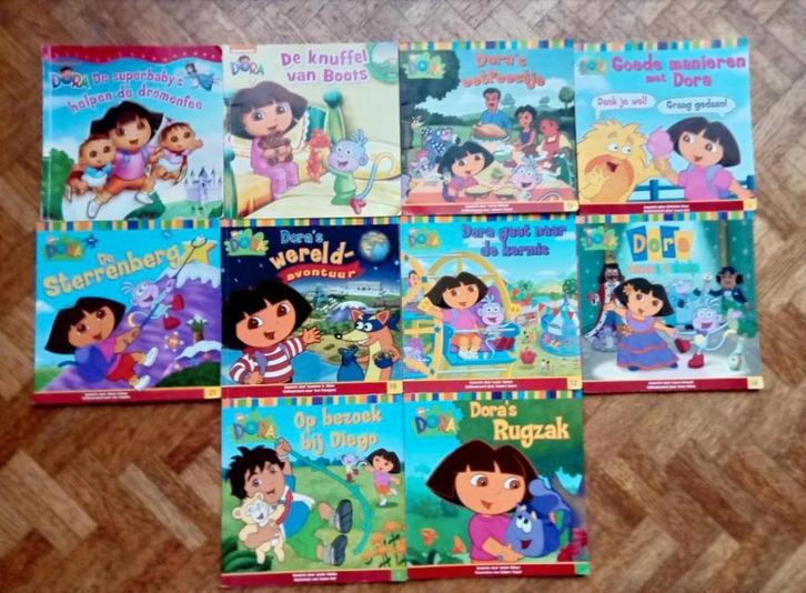 verschillende delen dunne boekenserie Dora, Boeken, Kinderboeken | Kleuters, Gelezen, Ophalen of Verzenden