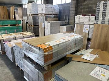 Outlet restpartijen PVC, laminaat en parket beschikbaar voor biedingen