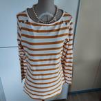 ESMARA leuke shirt met lange mouwen mt 40 42 wit mosterdgeel, Ophalen of Verzenden, Zo goed als nieuw, Wit