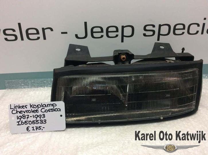 Koplamp links Chevrolet Corsica 1987-1993, Auto-onderdelen, Verlichting, Gebruikt, Ophalen of Verzenden