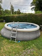 Bestway zwembad 457*107cm, 3 maanden gebruikt, €149€ gekocht, Tuin en Terras, Ophalen, Gebruikt, Opblaaszwembad