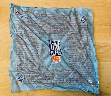 Objet de collection - Bandana L&M Jeans 1997, Enlèvement ou Envoi, Utilisé, Ustensile