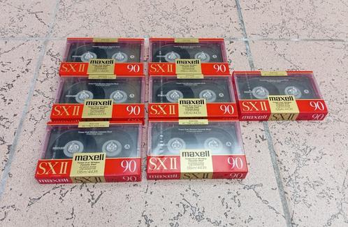 Maxell SX II 90 cassettes nieuw cassettebandjes, Cd's en Dvd's, Cassettebandjes, Nieuw in verpakking, 2 t/m 25 bandjes, Ophalen of Verzenden