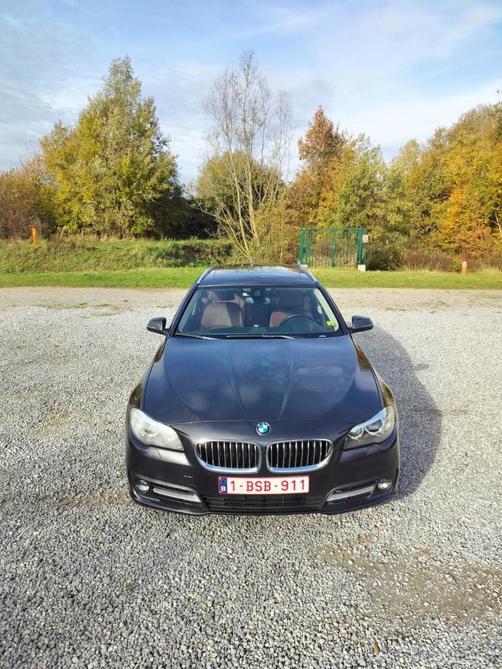 BMW 520d xdrive touring, Auto's, BMW, Particulier, Lederen bekleding, Trekhaak, Ophalen