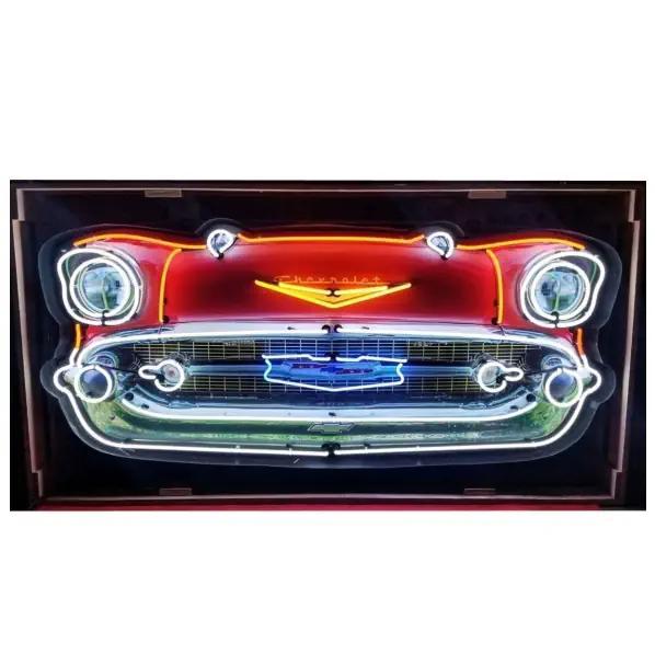 Grote XXL neons van auto’s bij Bennies Fifties, Verzamelen, Merken en Reclamevoorwerpen, Nieuw, Lichtbak of (neon) lamp, Ophalen of Verzenden