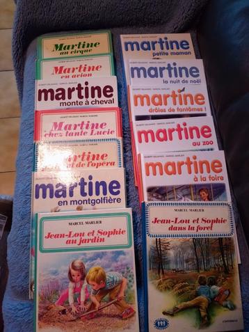  11 livres Martine et 2 livres jean Loup à vendre en lot ou 