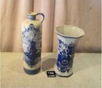 Cruche et vase bleu de Delft antique en porcelaine, Enlèvement ou Envoi