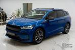 Skoda Enyaq iv 80 Sportline! ACC! CAMERA! 20"! TREKHAAK!, Auto's, Skoda, Automaat, Euro 6, Blauw, Alcantara