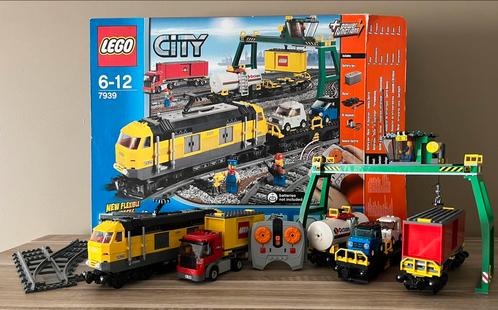 LEGO City Cargo Trein set + vrachtwagen, Kinderen en Baby's, Speelgoed | Duplo en Lego, Gebruikt, Lego, Complete set, Ophalen of Verzenden