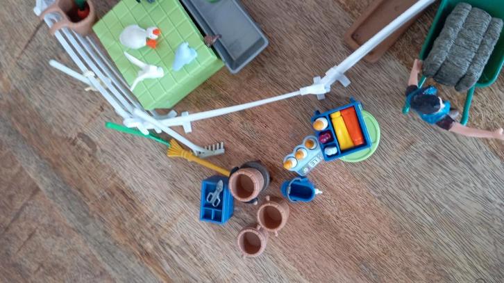 Playmobil+Schleich, Kinderen en Baby's, Speelgoed | Buiten | Speeltoestellen, Gebruikt, Overige typen, Ophalen