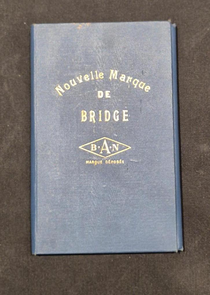 Markertafel voor een bridgespel, begin 20e eeuw, Verzamelen, Speelkaarten, Jokers en Kwartetten, Ophalen