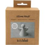 Siliconen vorm Engel – mat transparant H9,5cm B7cm, Verzenden, Nieuw, Materiaal
