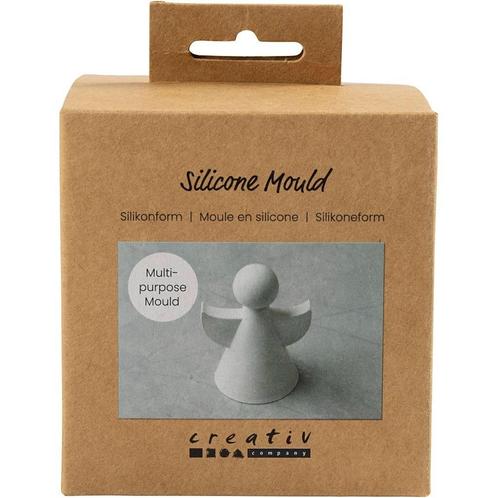 Siliconen vorm Engel – mat transparant H9,5cm B7cm, Hobby en Vrije tijd, Knutselen, Nieuw, Materiaal, Verzenden