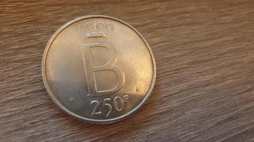 250 francs - Baudouin Ier - 25e anniversaire 1976 NL, Postzegels en Munten, Munten | Europa | Euromunten, Losse munt, Overige waardes