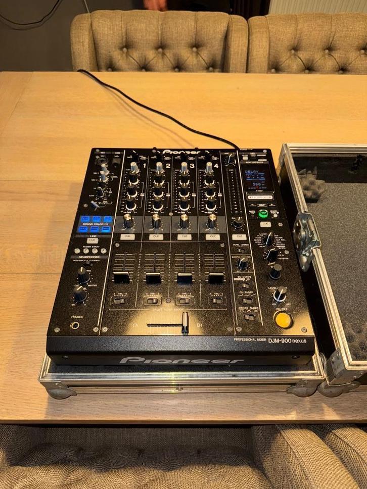 Pioneer DJM-900 Nexus in goede staat met flightcase, Muziek en Instrumenten, Dj-sets en Draaitafels, Pioneer, Ophalen