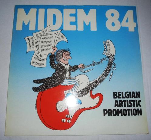 VA - MIDEM 84 - BELGIAN ARTISTIC PROMOTION - LP PROMO - 1984, Cd's en Dvd's, Vinyl | Rock, Gebruikt, Alternative, 12 inch, Ophalen of Verzenden