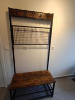 Garderoberek kapstok zwart met hout, Huis en Inrichting, Woonaccessoires | Kapstokken, Ophalen, Zo goed als nieuw, Staande kapstok